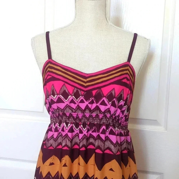 LOFT Geometrical design Maxi Dress - Picture 3 of 7